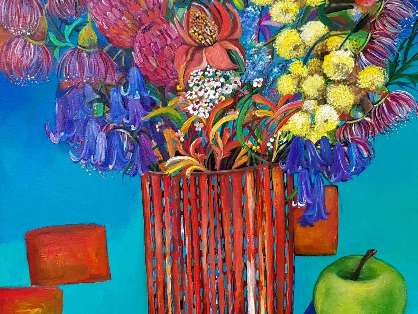 Abstract Painting with Leila Ashtiani