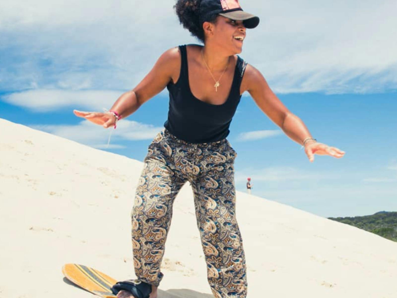 Sandboarding at Little Sahara, Kangaroo Island