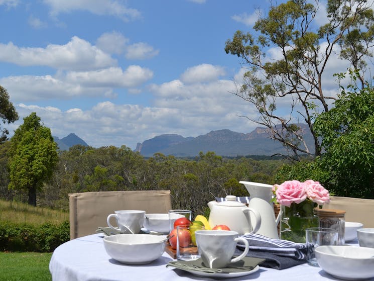 Breakfast with a view