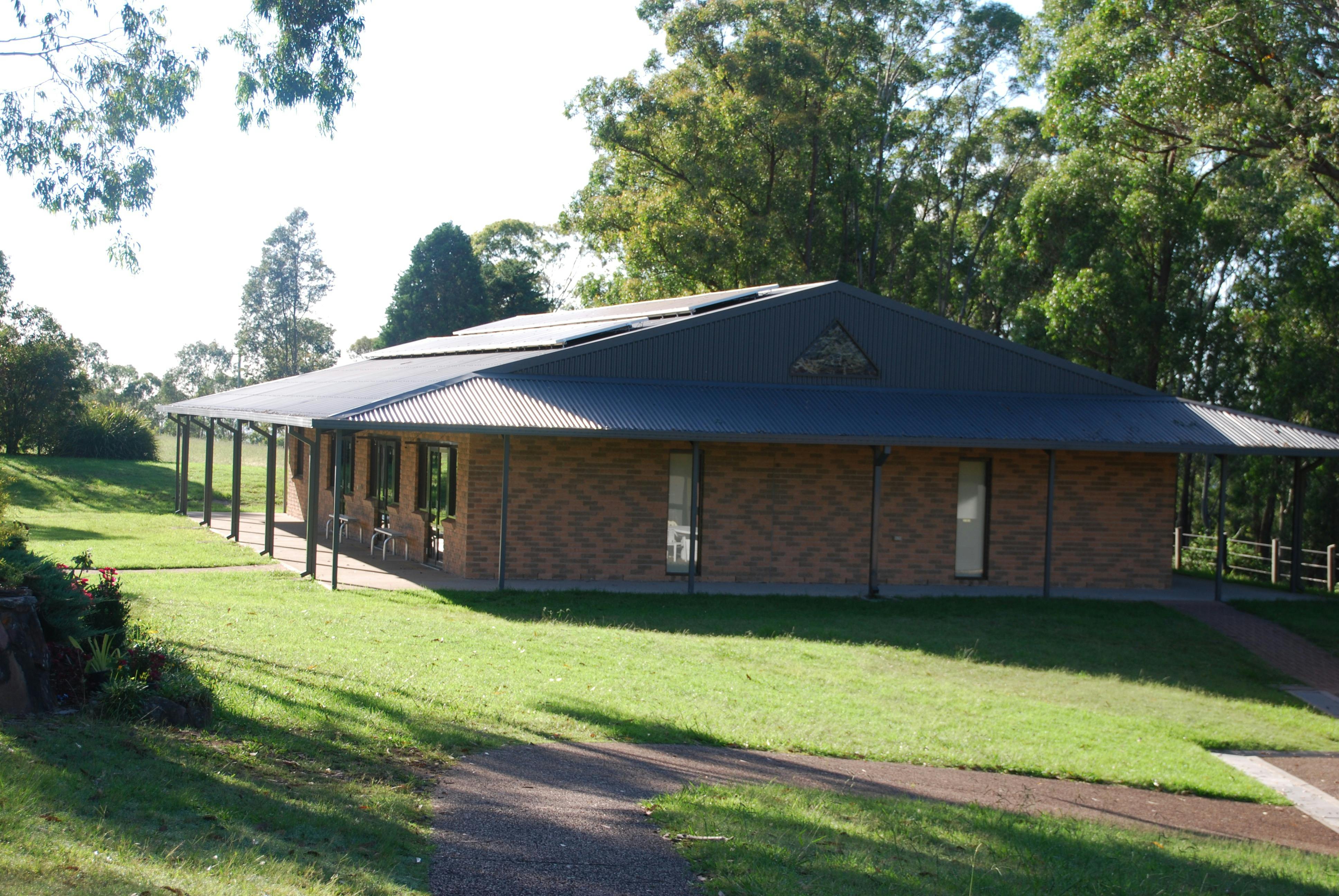 Family Hall conference facilities include AV, air conditioning, kitchen servery, external toilets