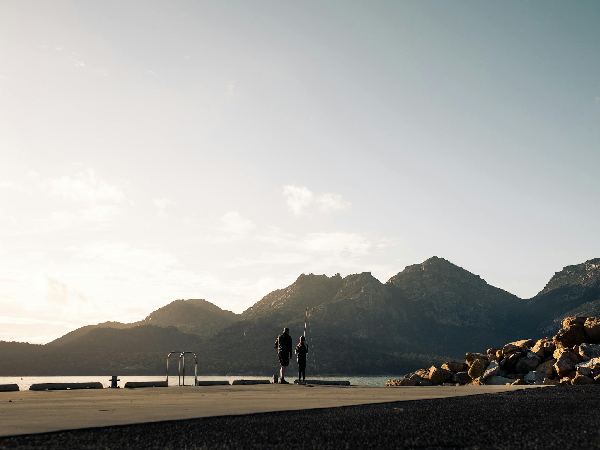 Fishing from shore - The Jetty, Esplanade edit