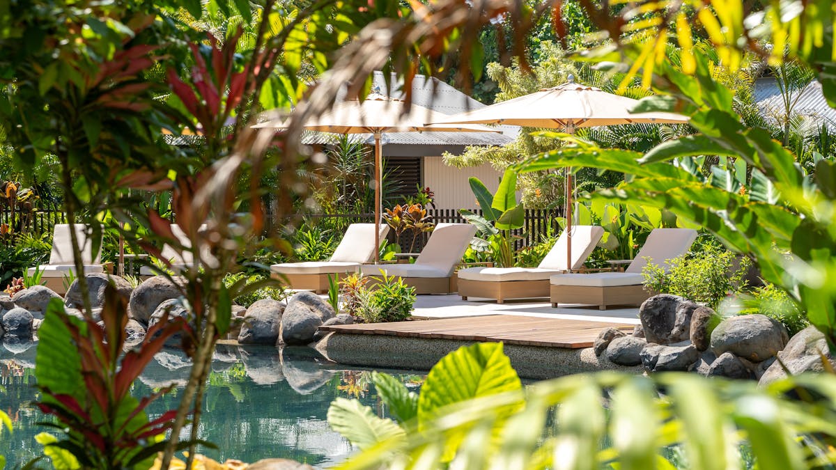 Nala Resort Pool Surrounded by Sunlounges