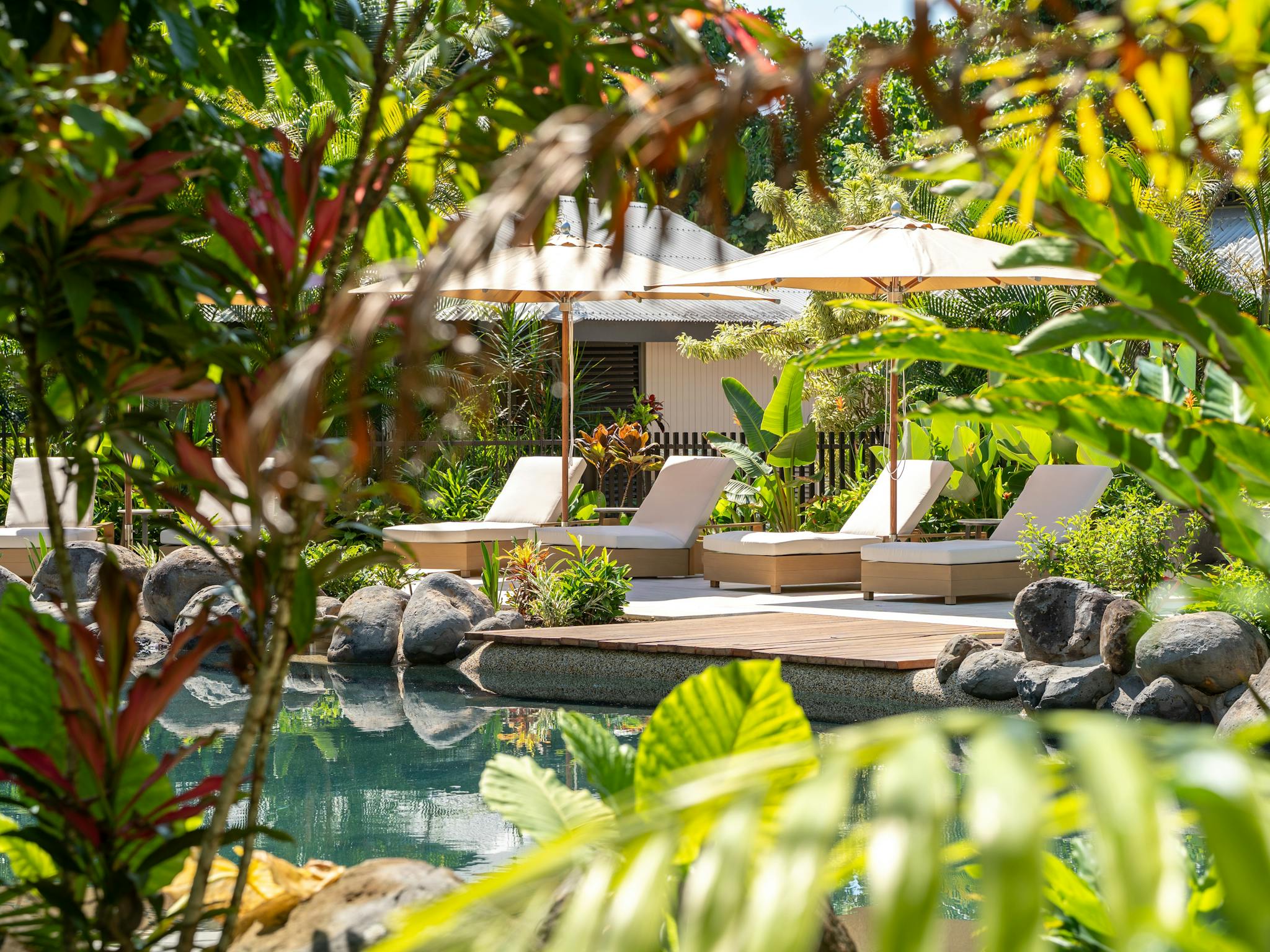 Nala Resort Pool Surrounded by Sunlounges Nala Resort Pool Surrounded by Sunlounges