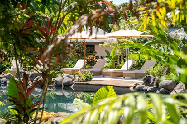 Nala Resort Pool Surrounded by Sunlounges