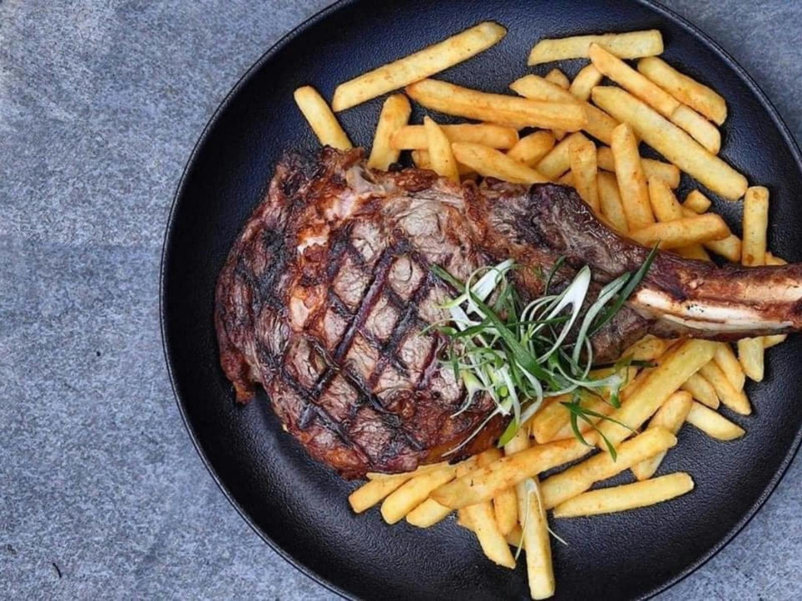 Rib-eye on the bone from the Bistro