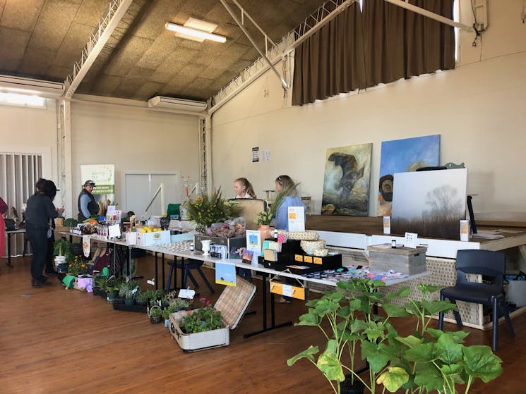 Dunedoo Landcare Stall in Jubilee Hall