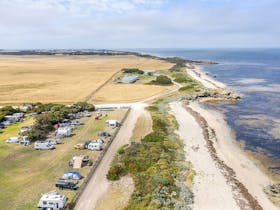 Aerial Shot of the park. It is so close to the beach!