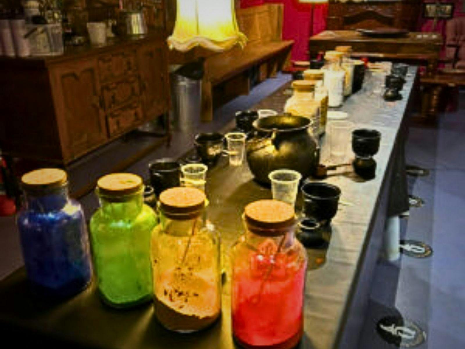 Potions Room set up for Potions Class