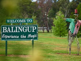 Balingup town entrance sign