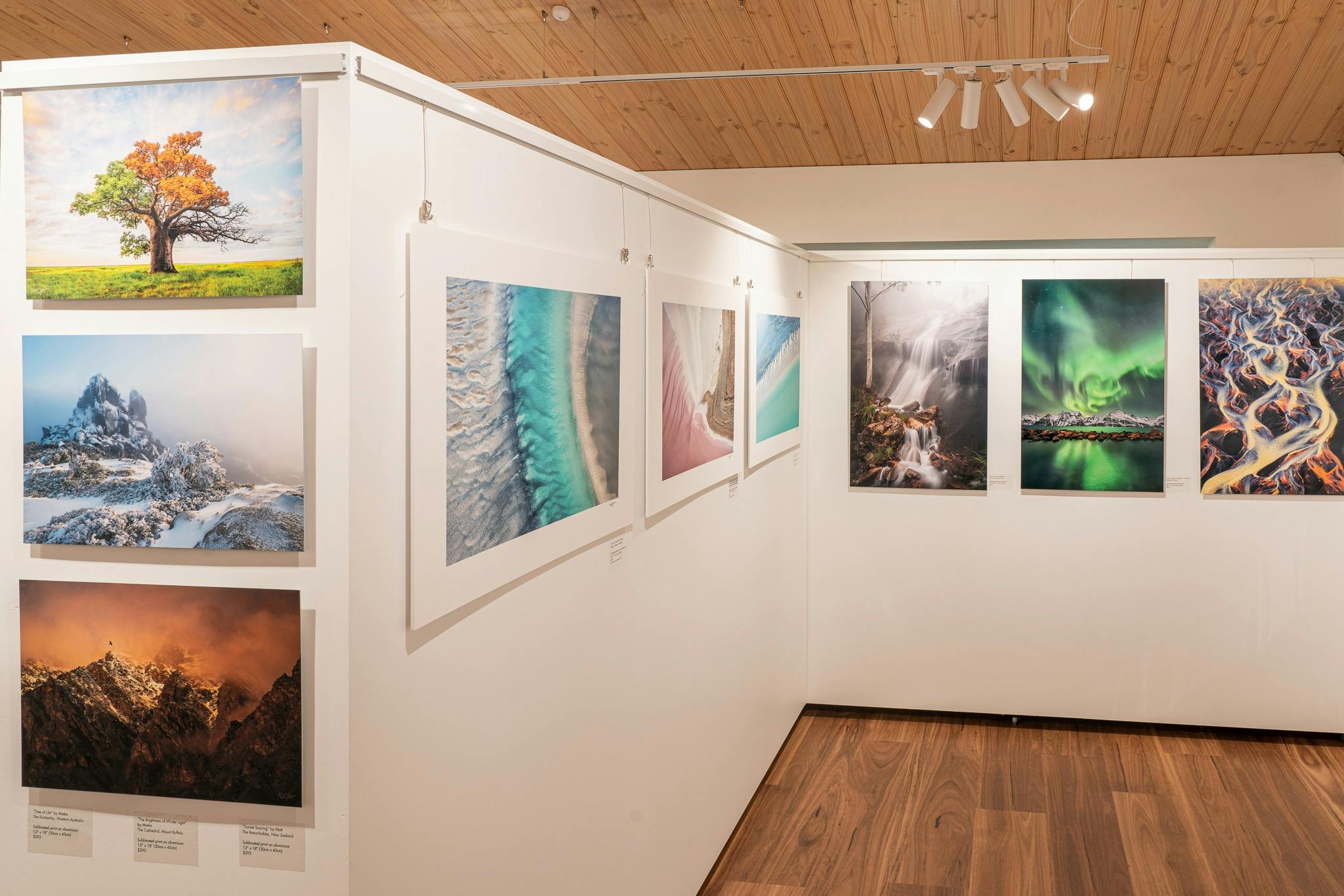 Metal Prints and Fine Art Paper Prints displaying landscapes and aerial landscape photography.