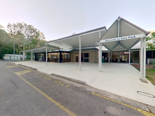 Bus arrival area