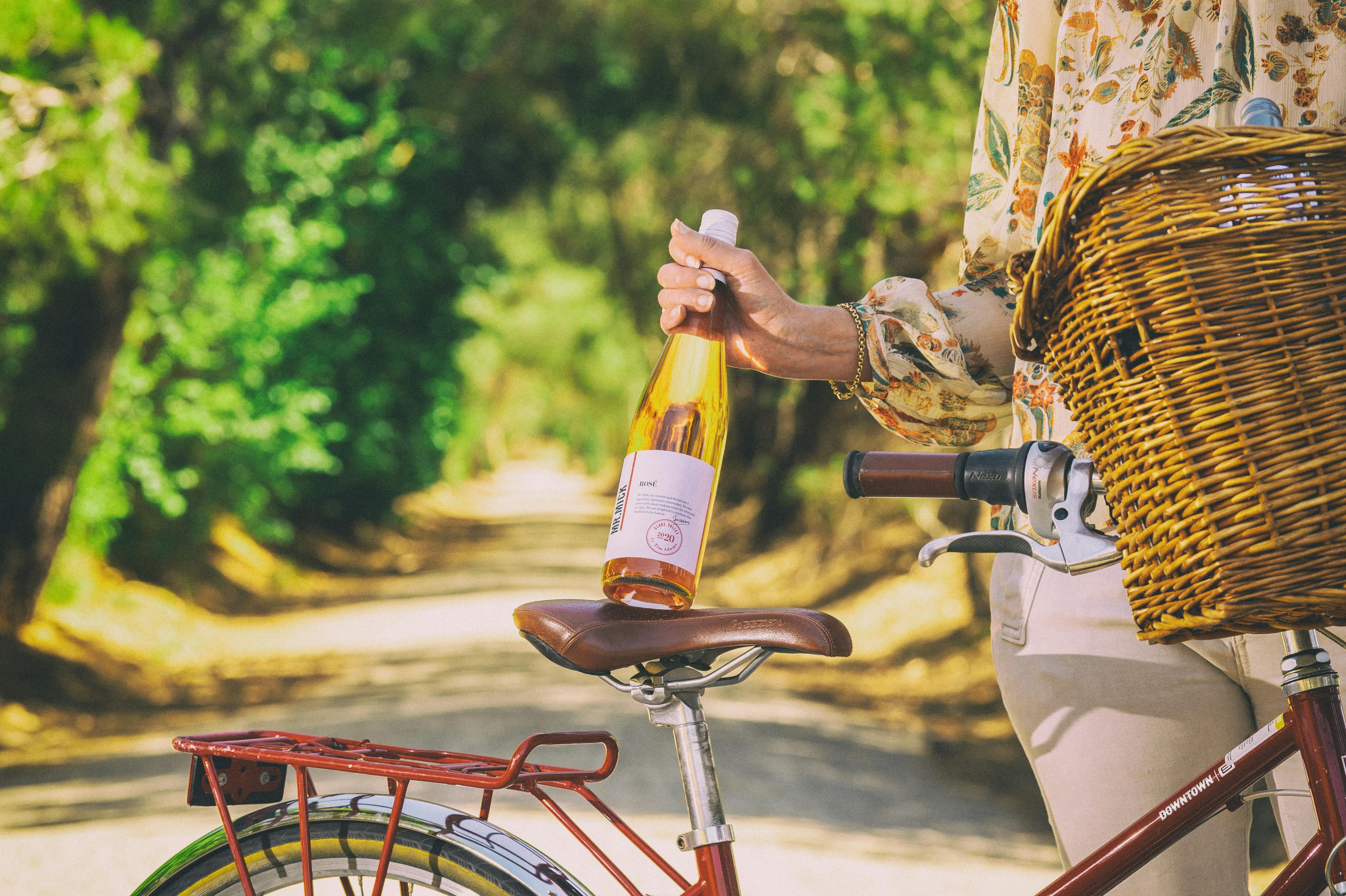 Rose on bike