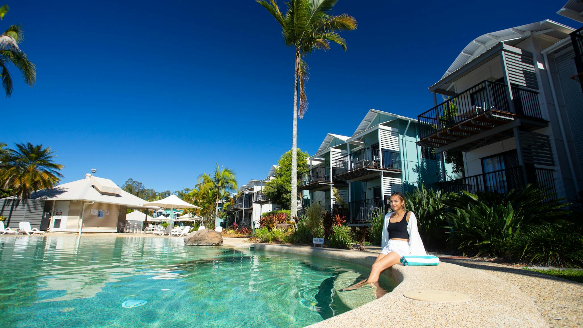 Noosa Lakes Resort Lagoon pool Noosa Lakes Resort Lagoon pool