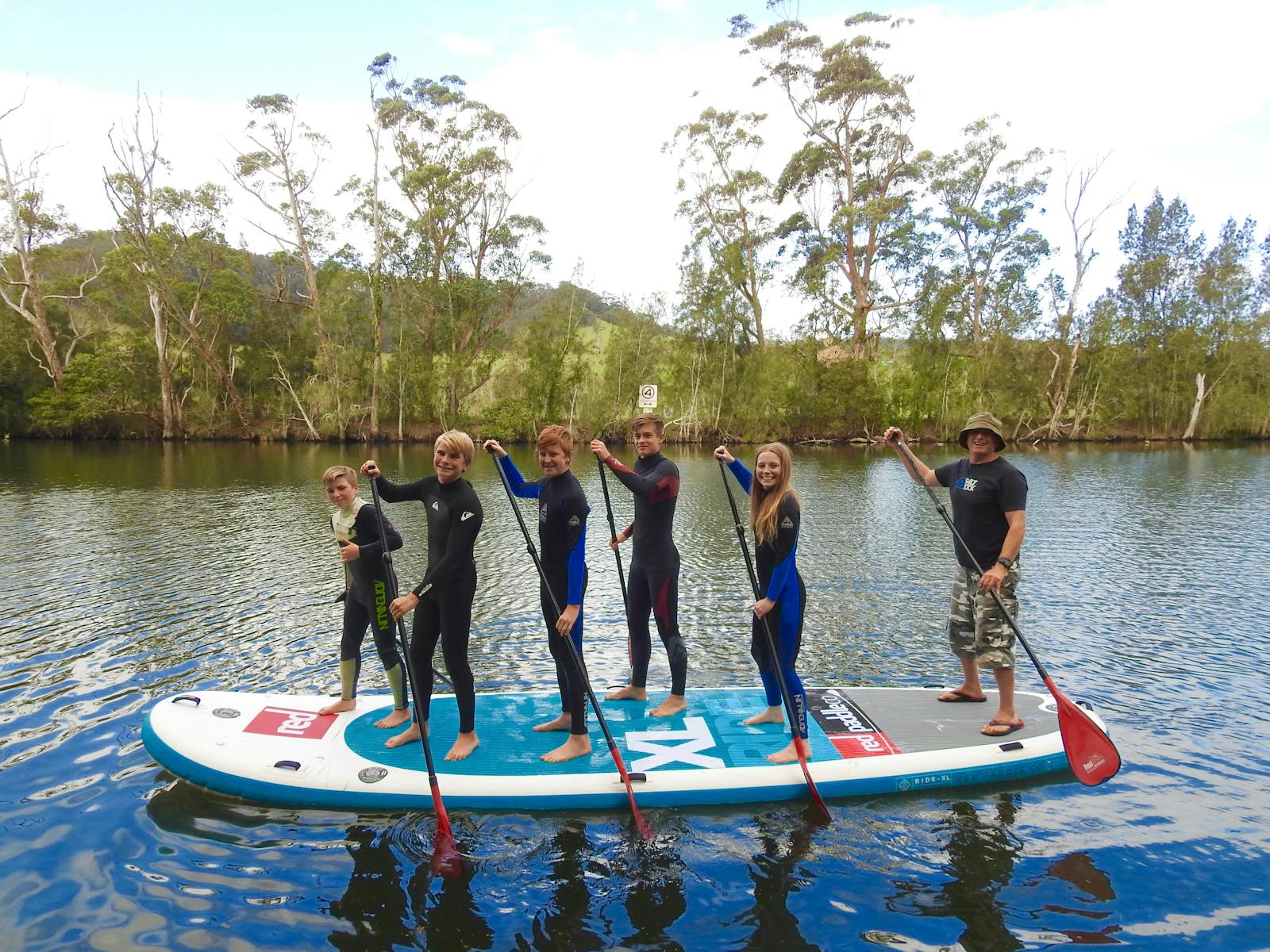 Group Stand Up Paddle!