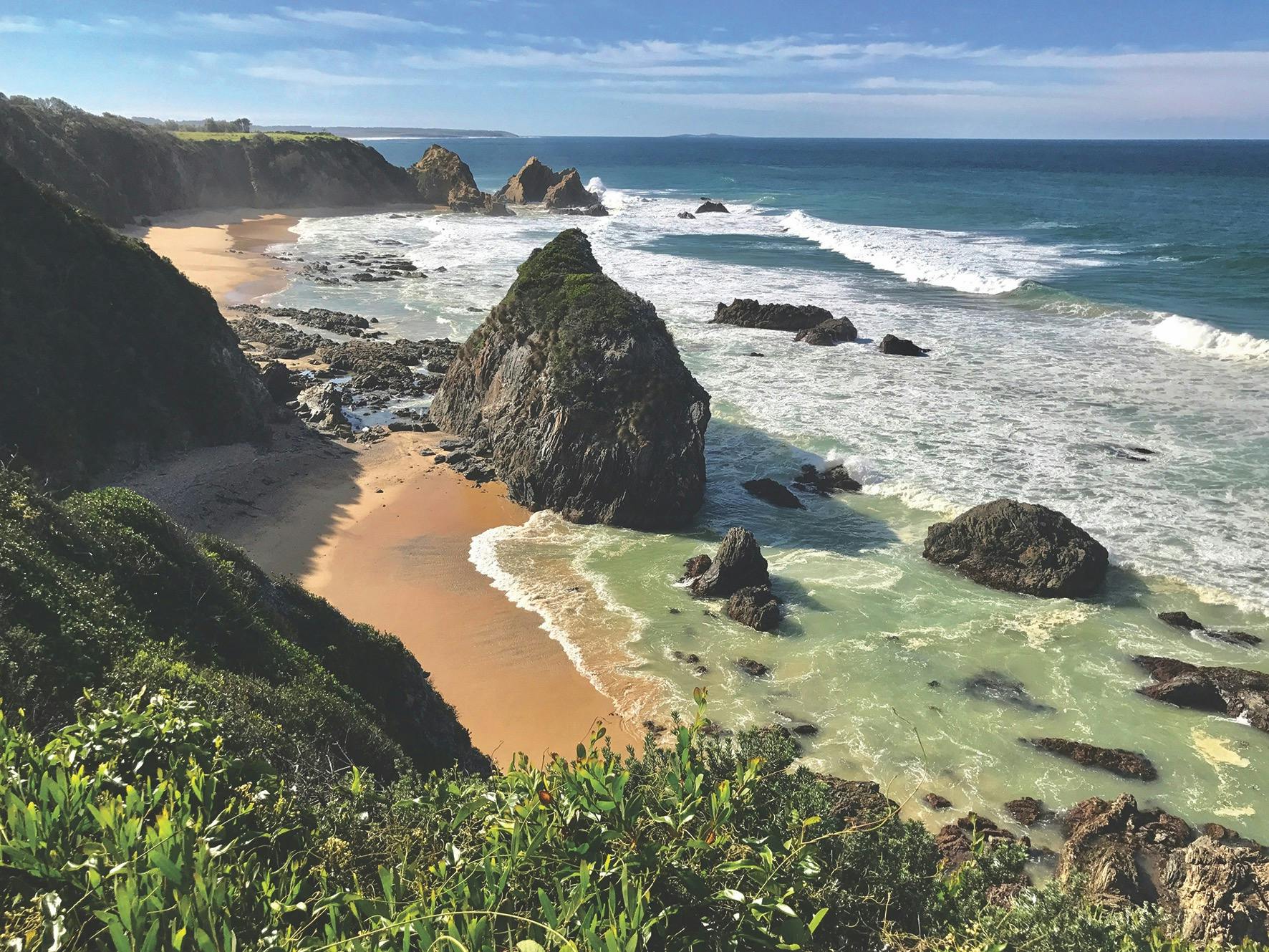 Wallaga Lake beach near Bermagui