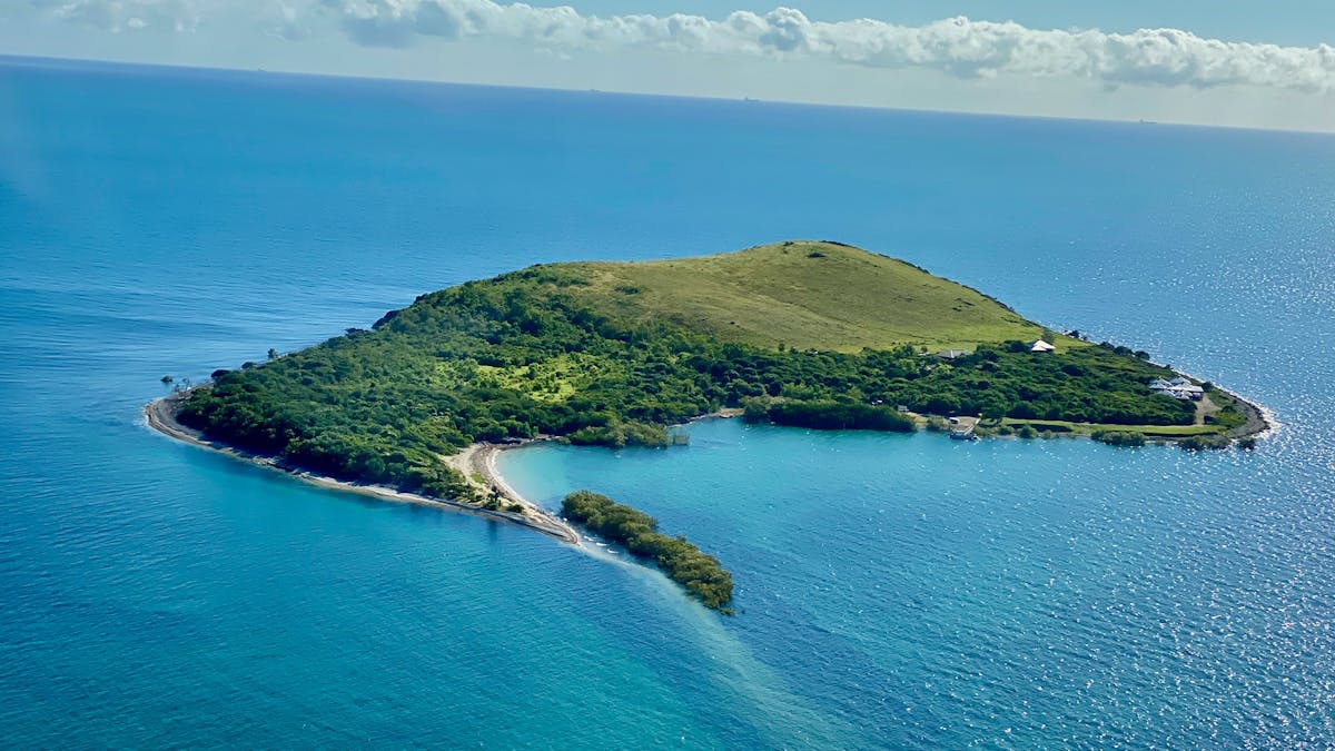 Aerial of Camp Island