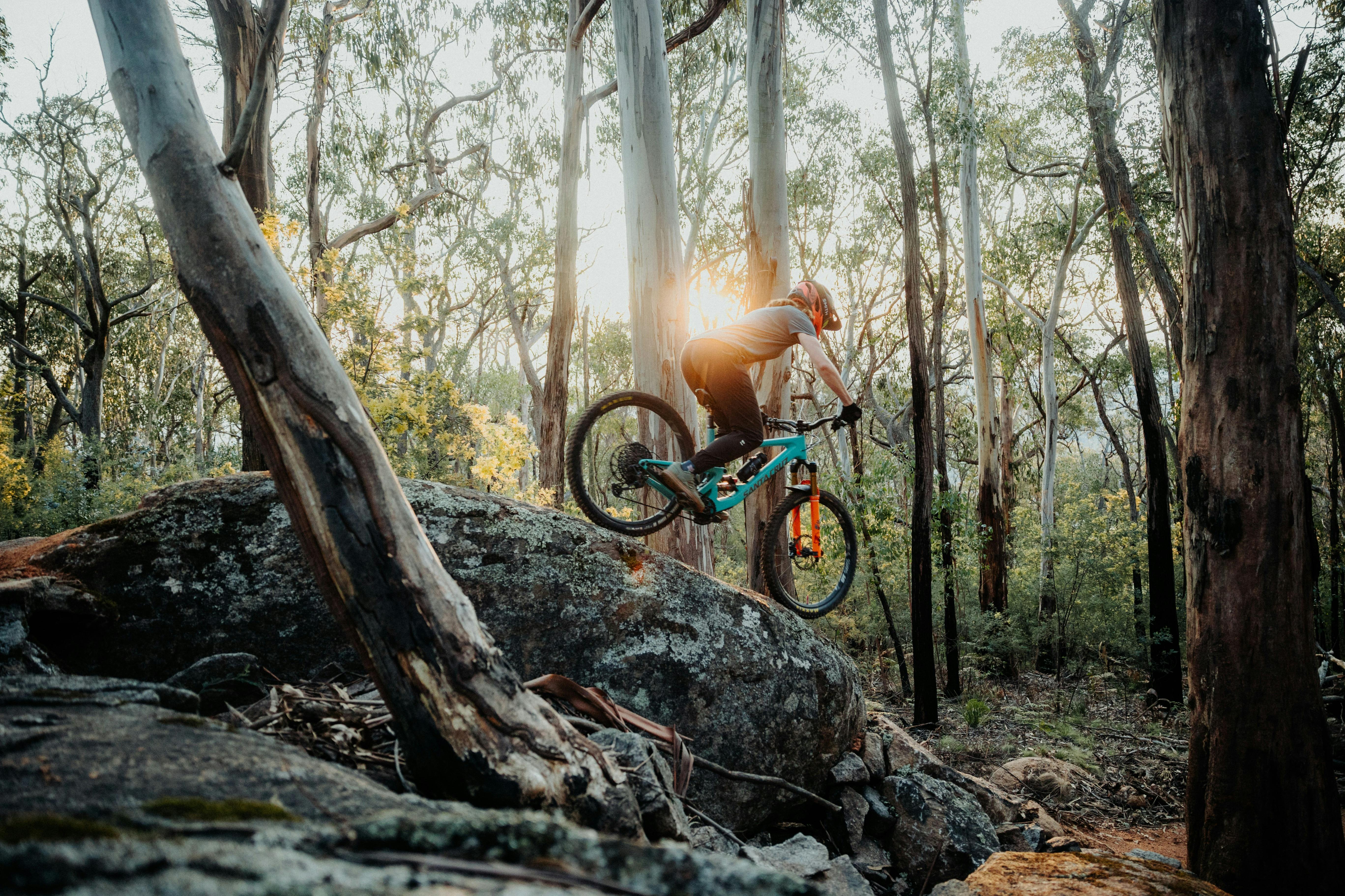 Women Mountain Biking on Mt Tumbarumba