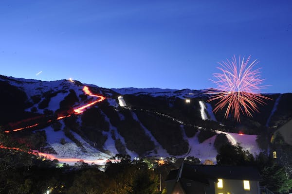 Thredbo Flare Run and Fireworks