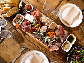 Shared plate dining with native ingredients at the Prairie Hotel