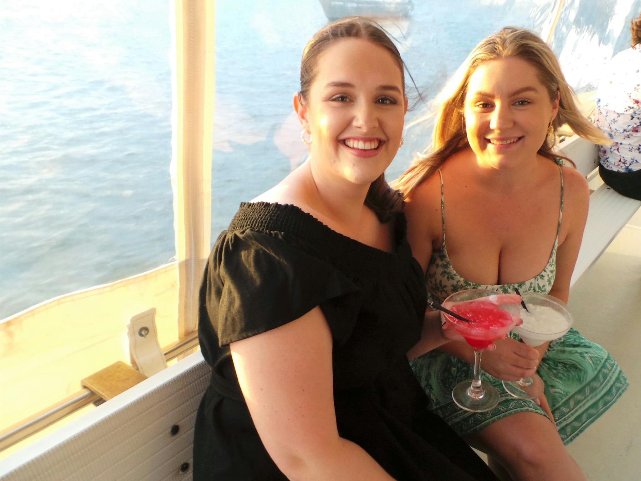 Enjoying a cocktail Enjoying a cocktail