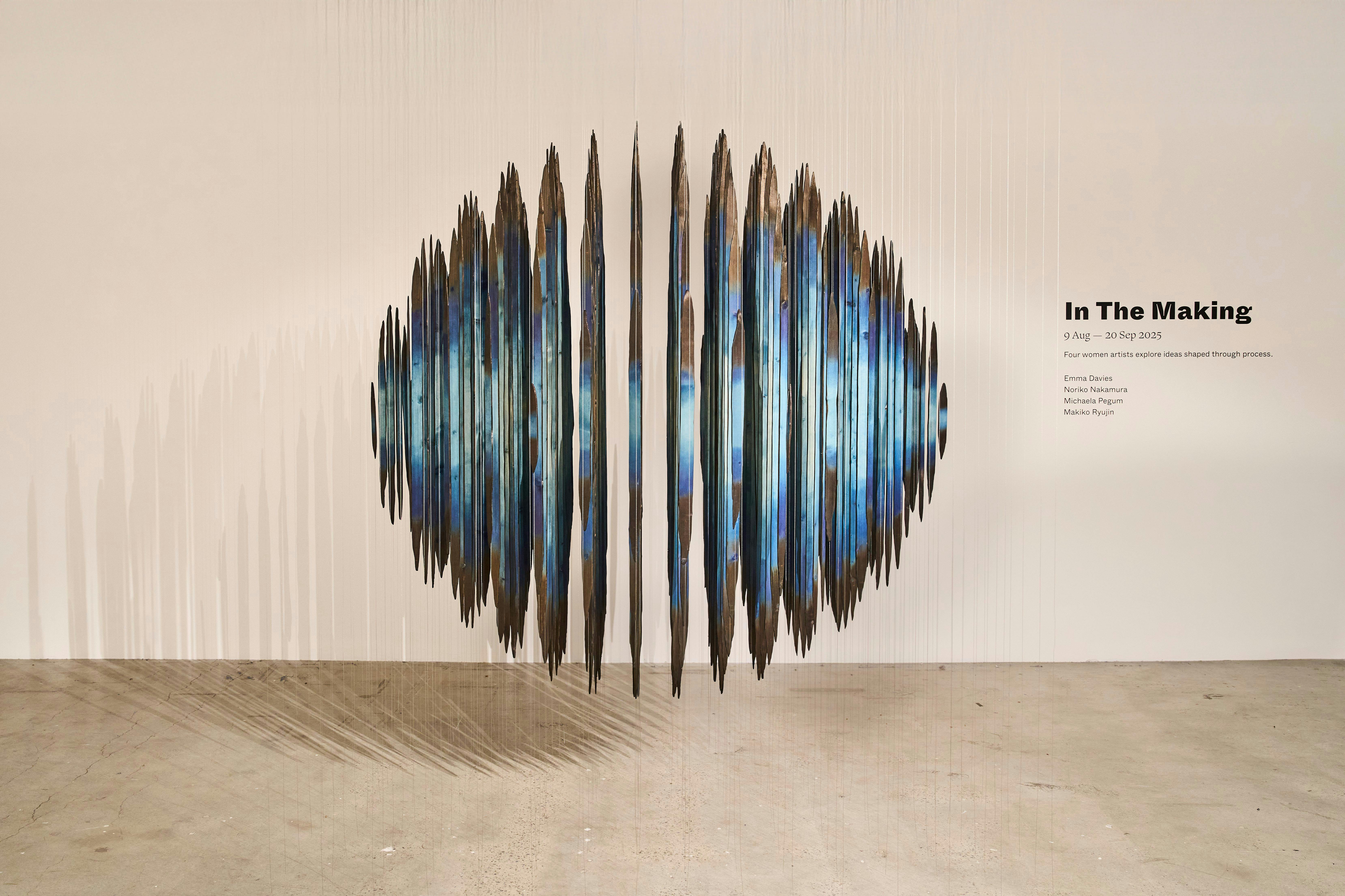 Makiko Ryujin, 'Ephemeral Blue', 2025.