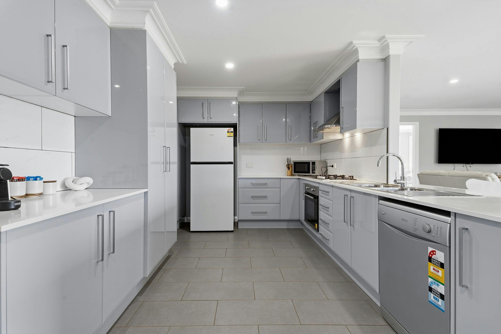 Kitchen with modern appliances