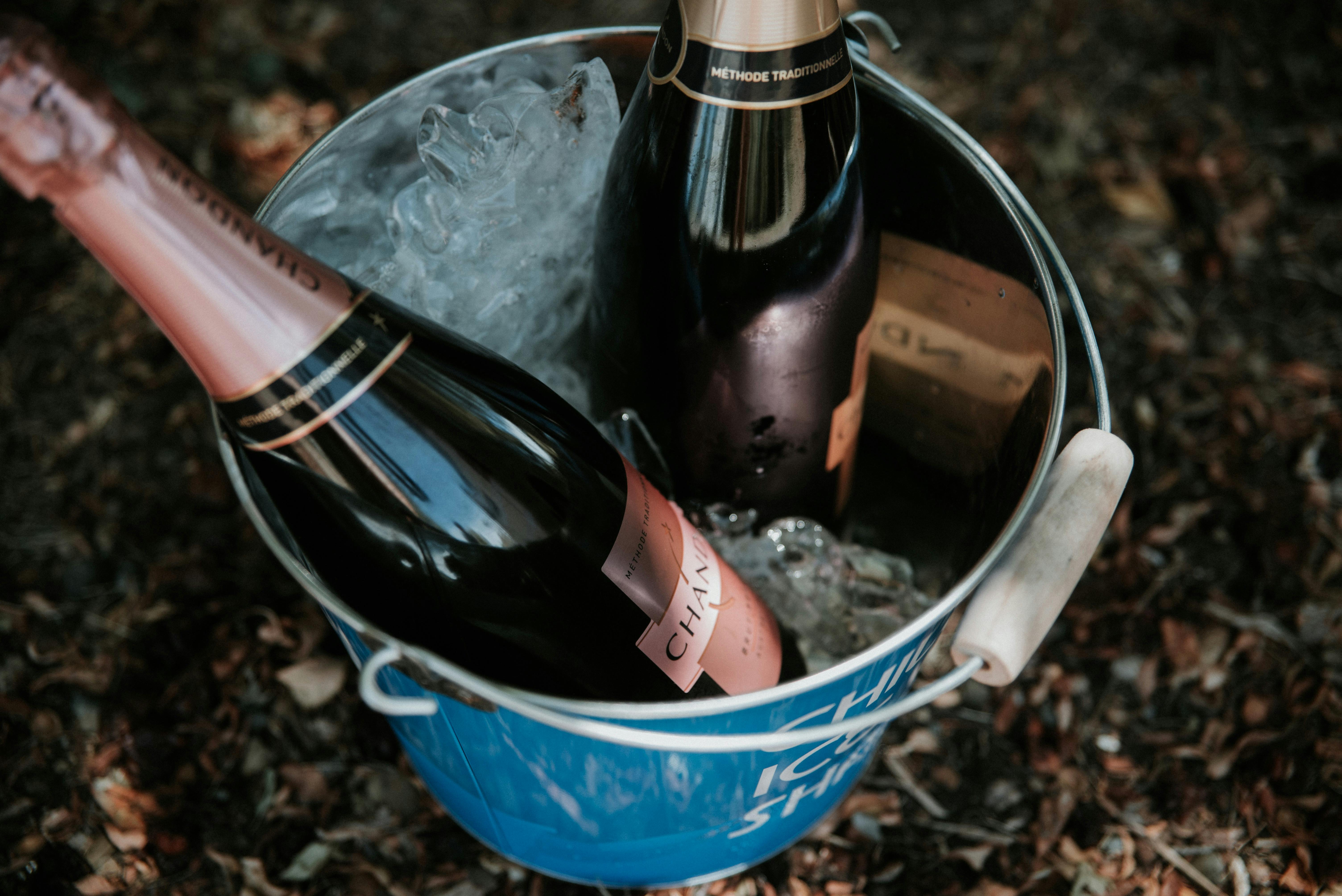 Yarra Valley winery tour ice bucket with Chandon sparkling wine