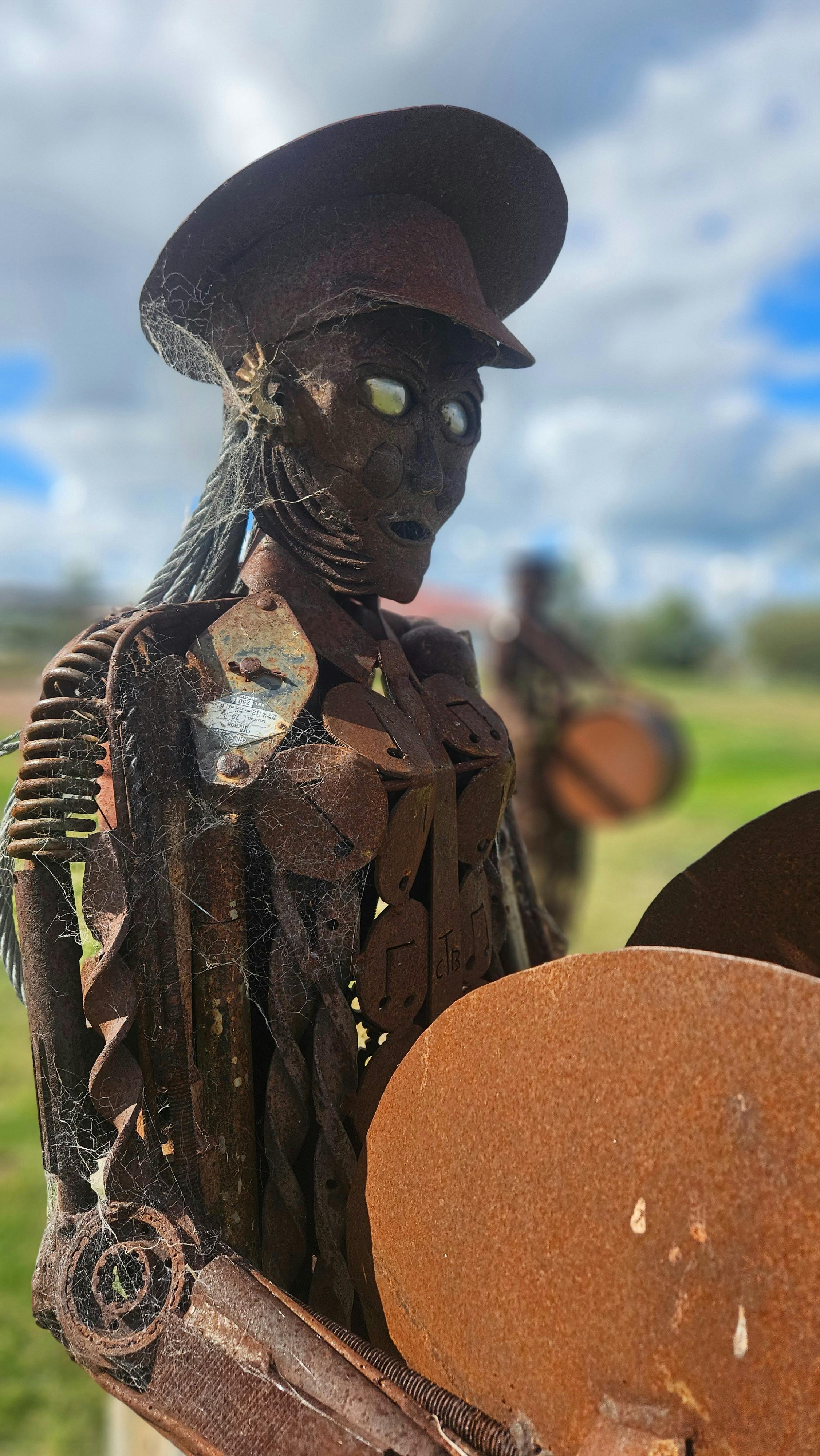 The town band sculptures