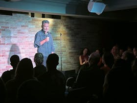 Dave Hughes at Basement Comedy Club