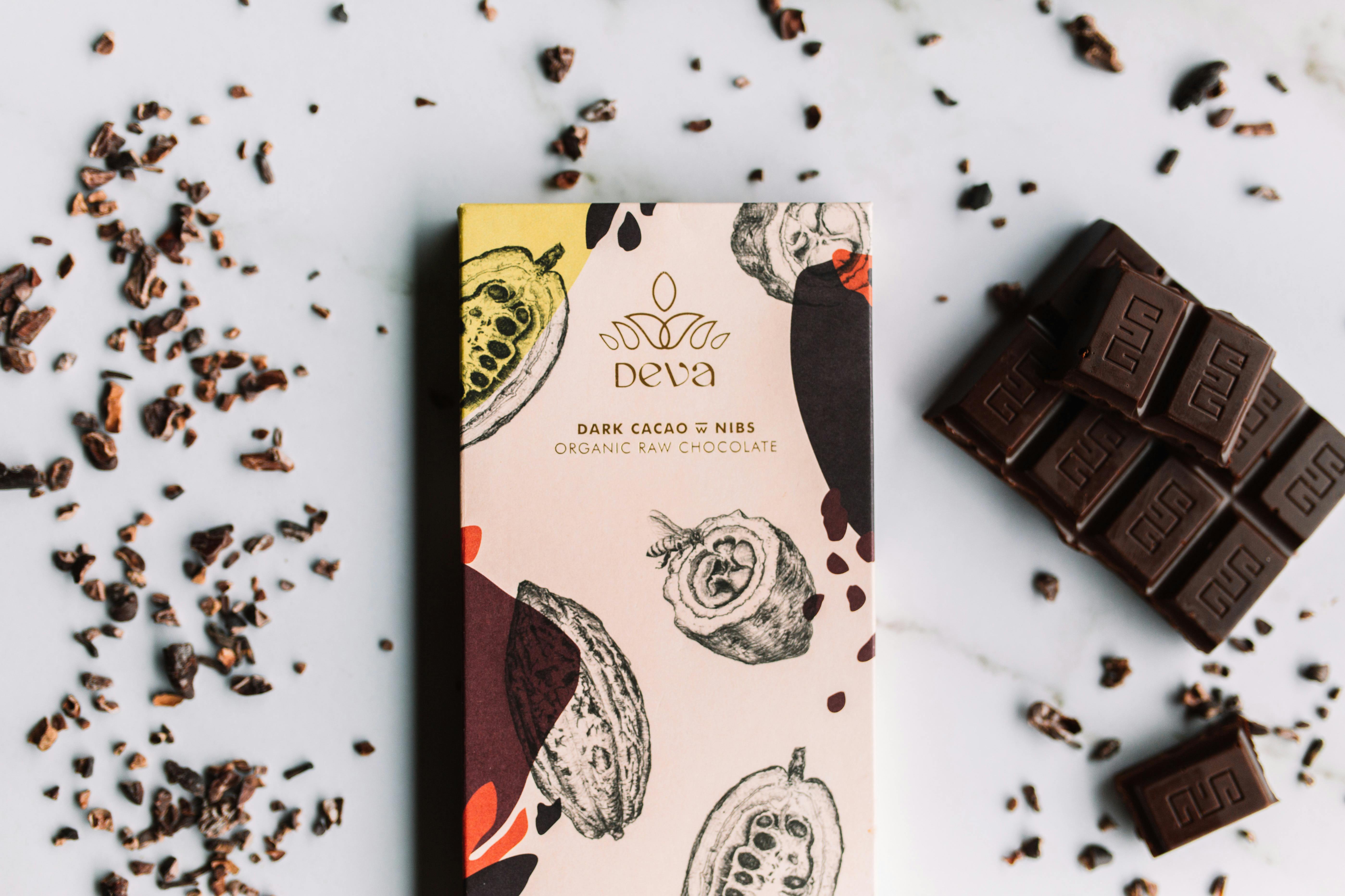Deva Cacao 85g Dark Cacao  organic raw chocolate