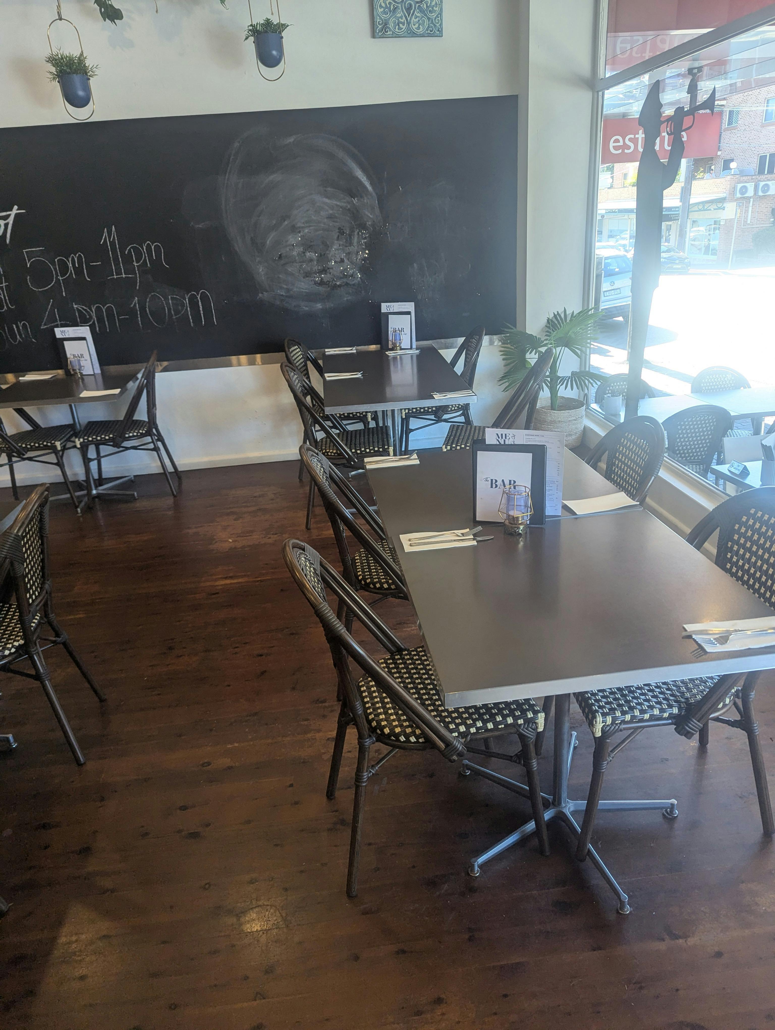 Watch the world go by with our seating by the window