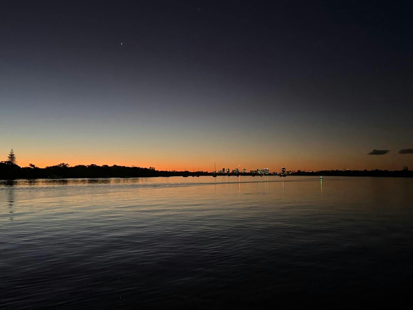 Sunset on the Tweed River