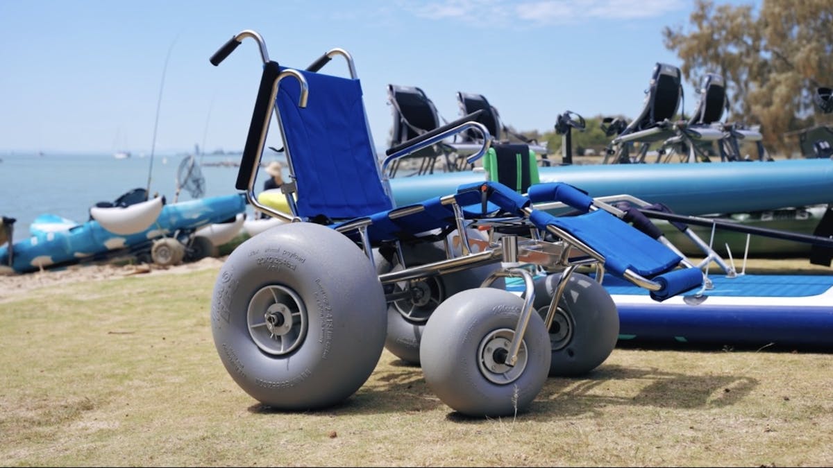 beach wheelchair