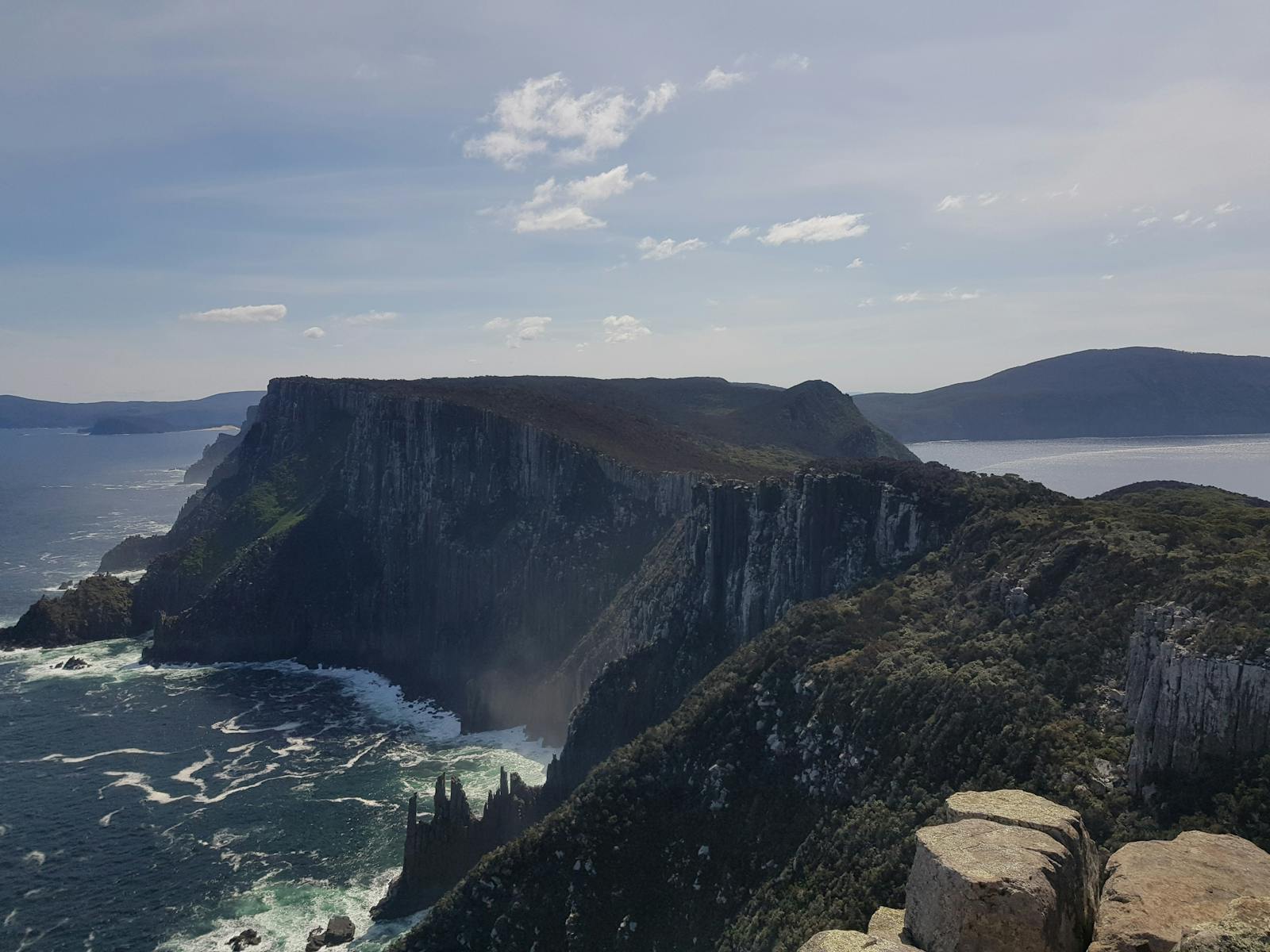 The wild surrounds of Cape Pillar in Tasman National Park always amaze