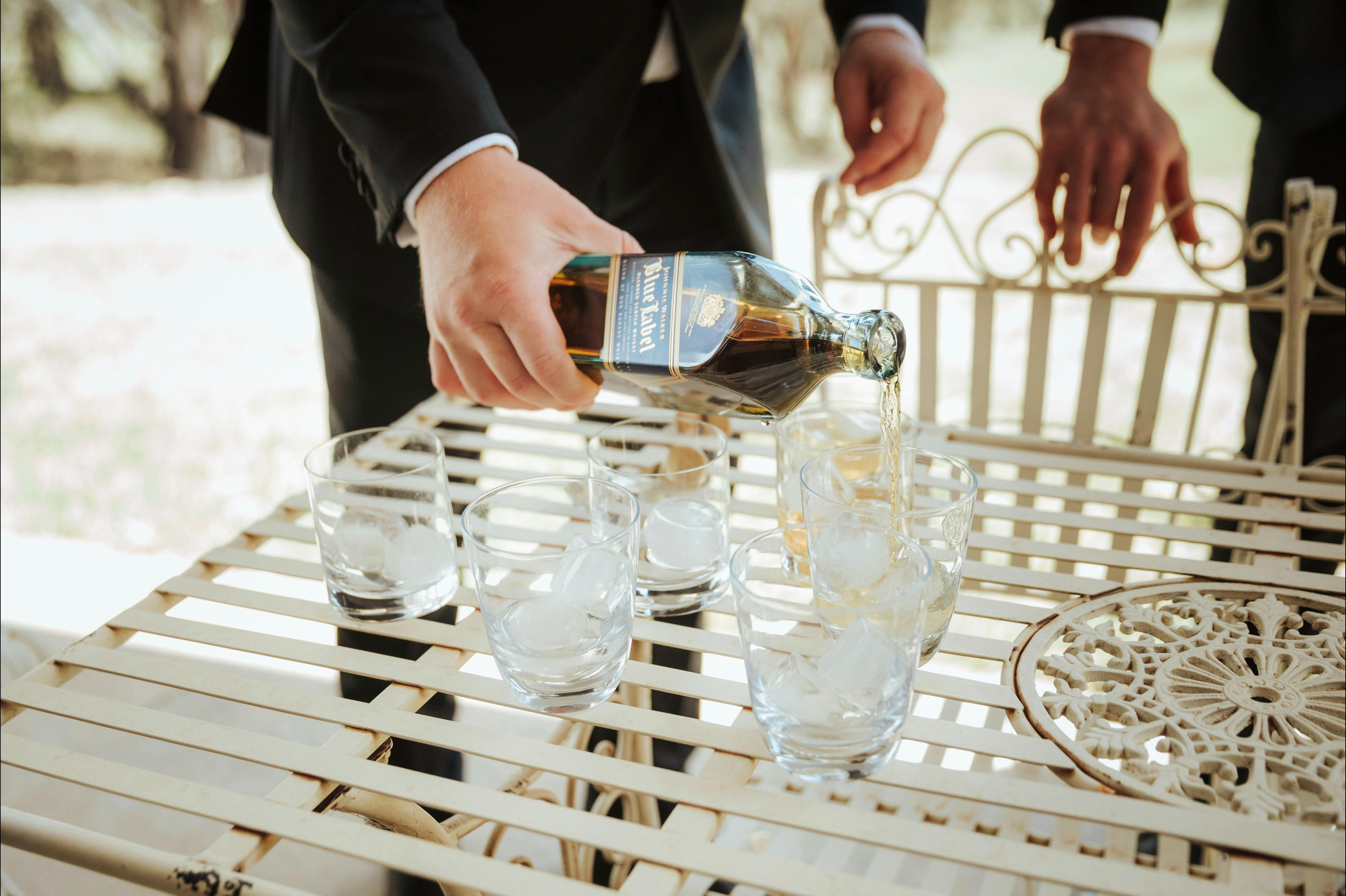 Lakeview Retreat - The men celebrating before the ceremony