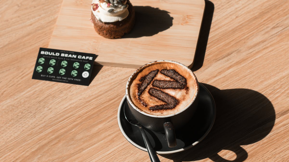 Bould Move - Bould Bean coffee with cake and loyalty card
