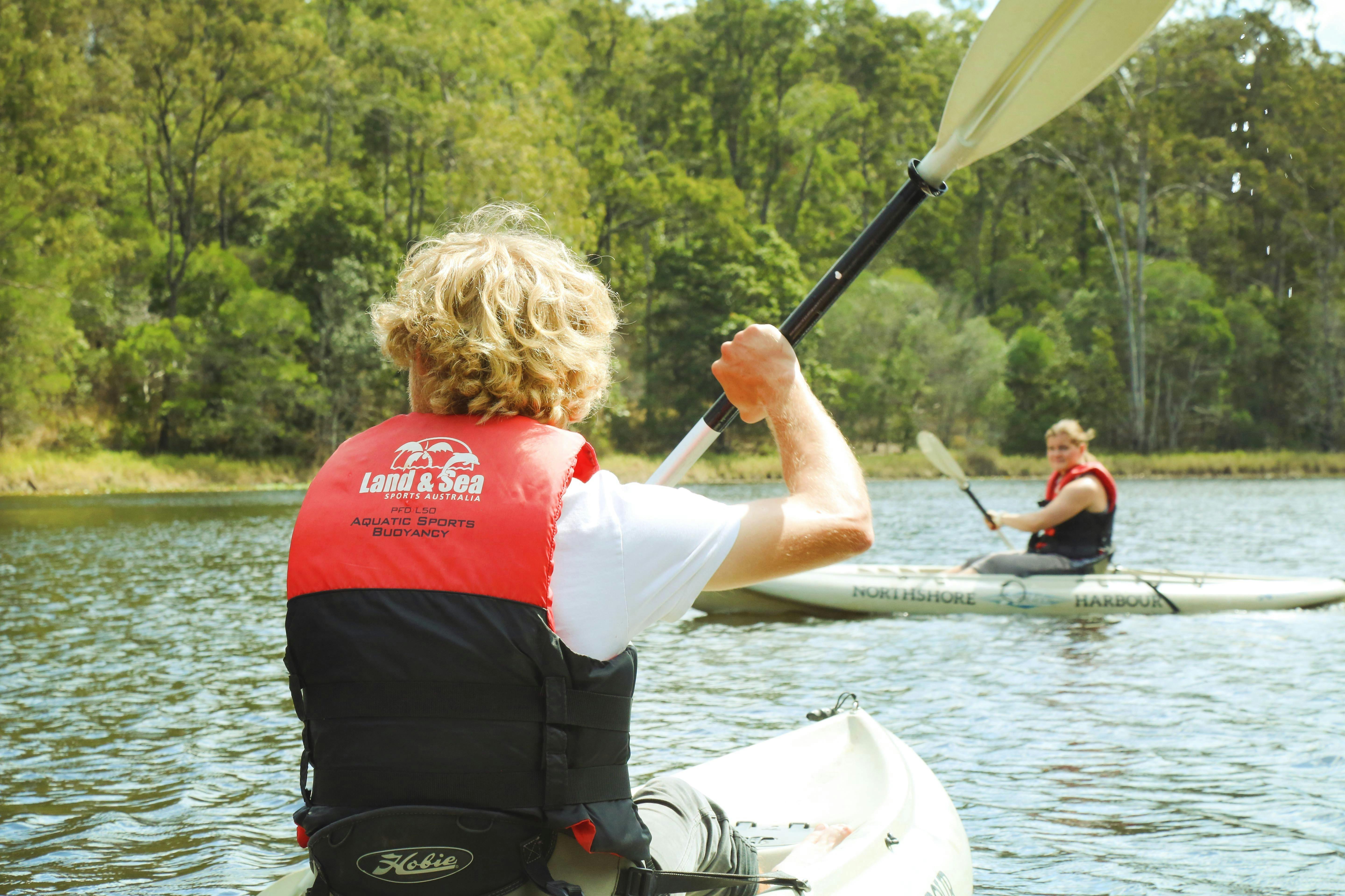 Kayak Enoggera Reservoir at Walkabout Creek Adventures