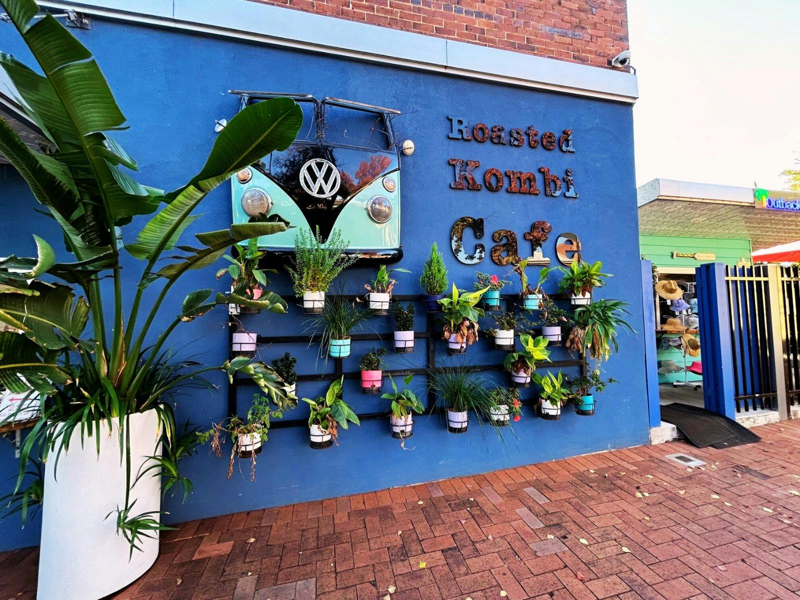 Roasted Kombi tropical vertical garden