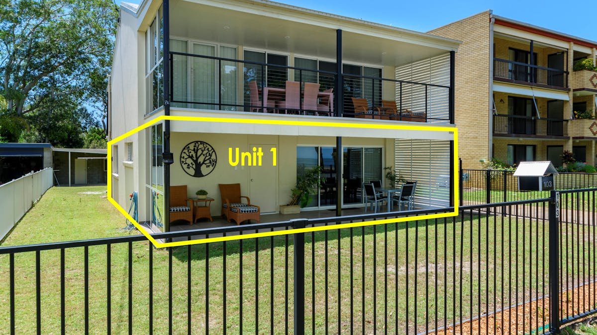 Ground floor unit