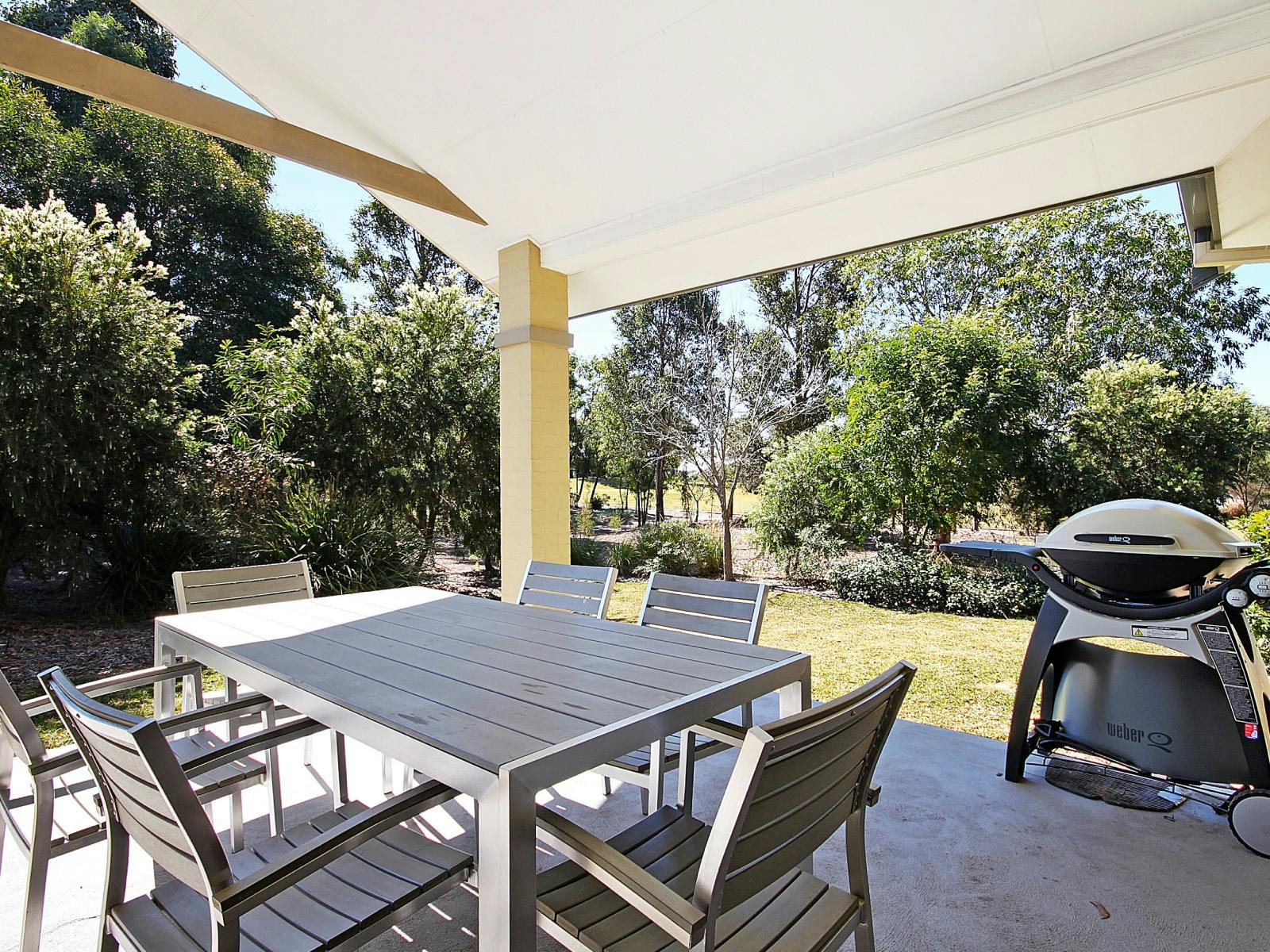 17th Tee outdoor area with BBQ