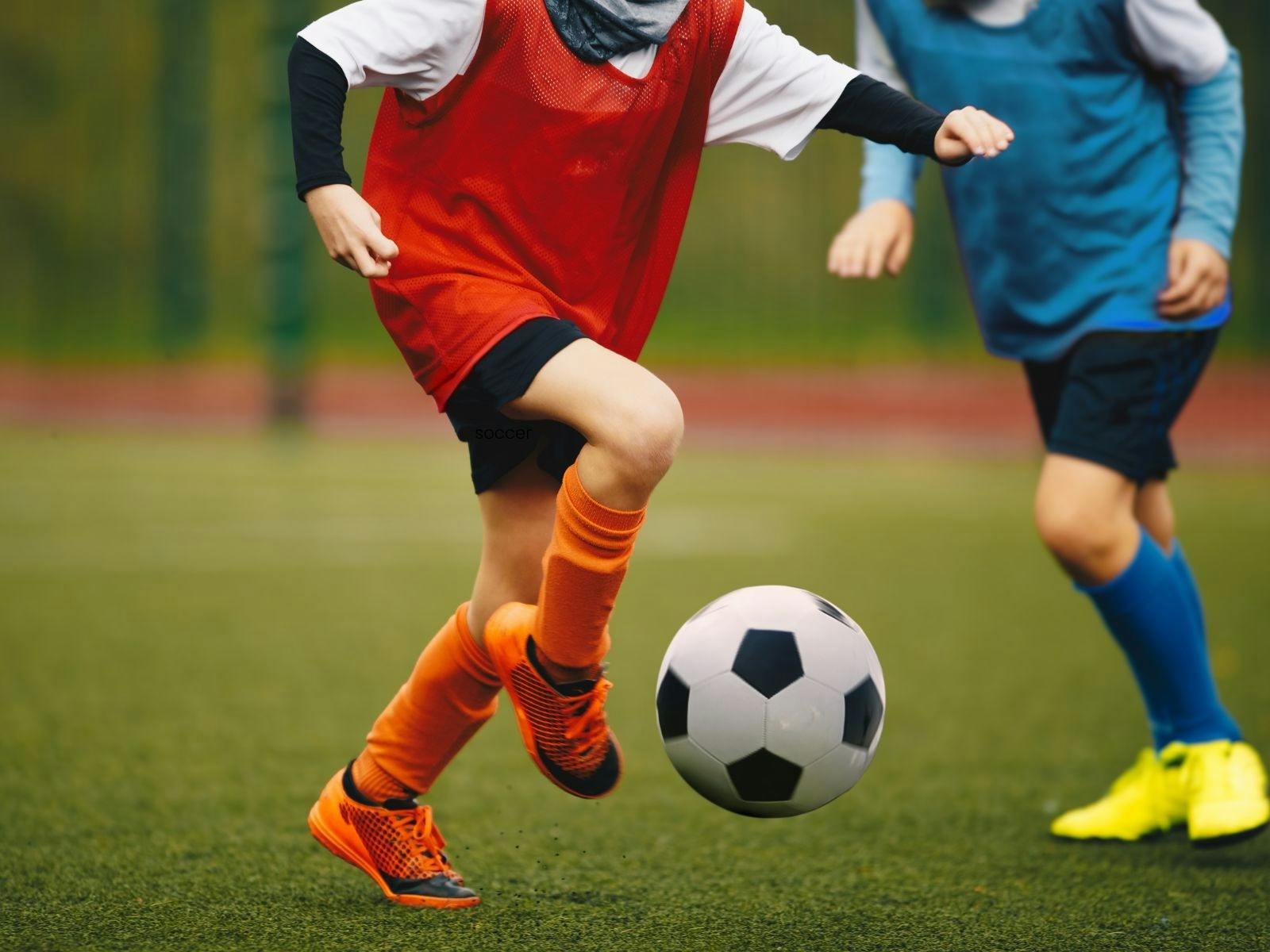 kids playing soccer