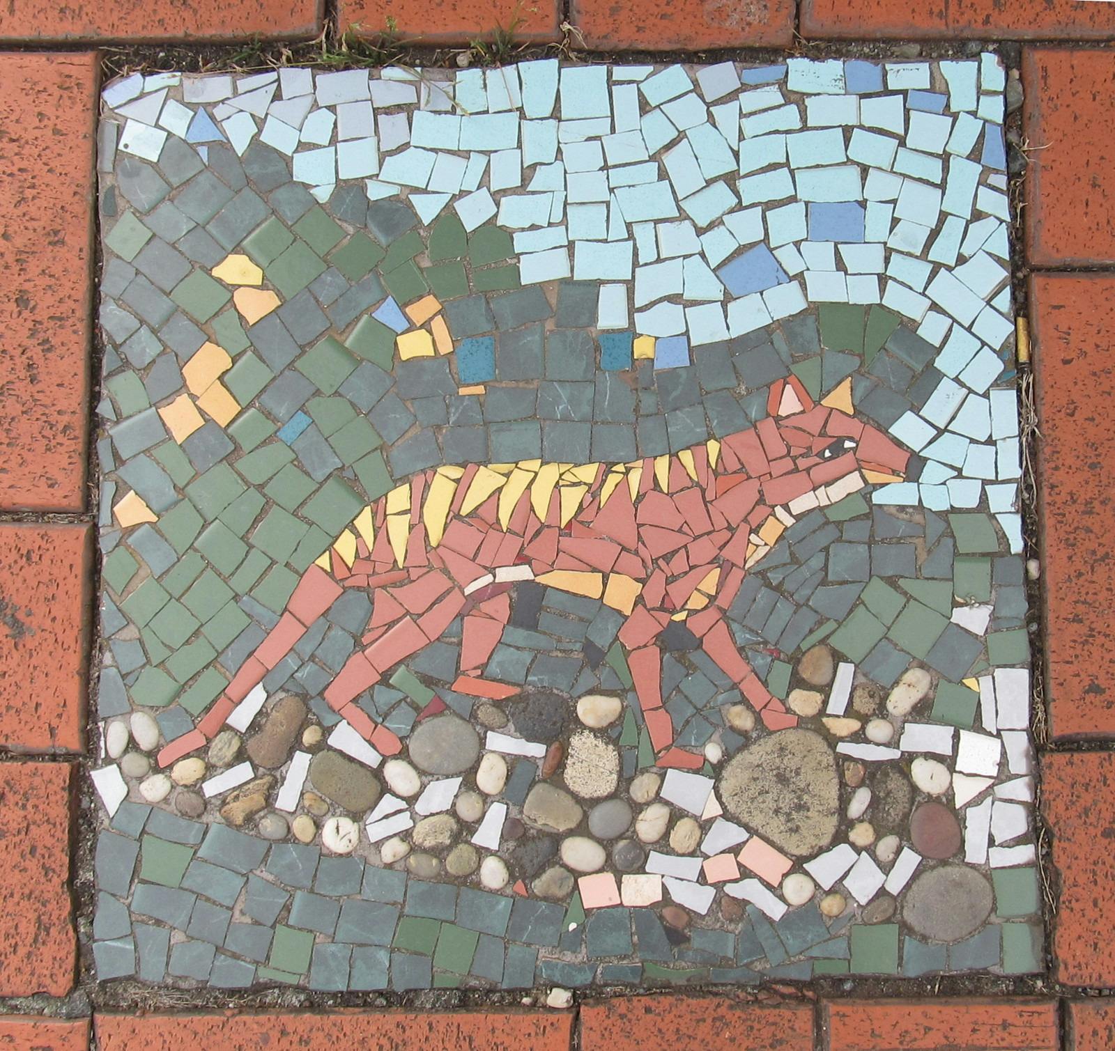 Thylacine mosaic