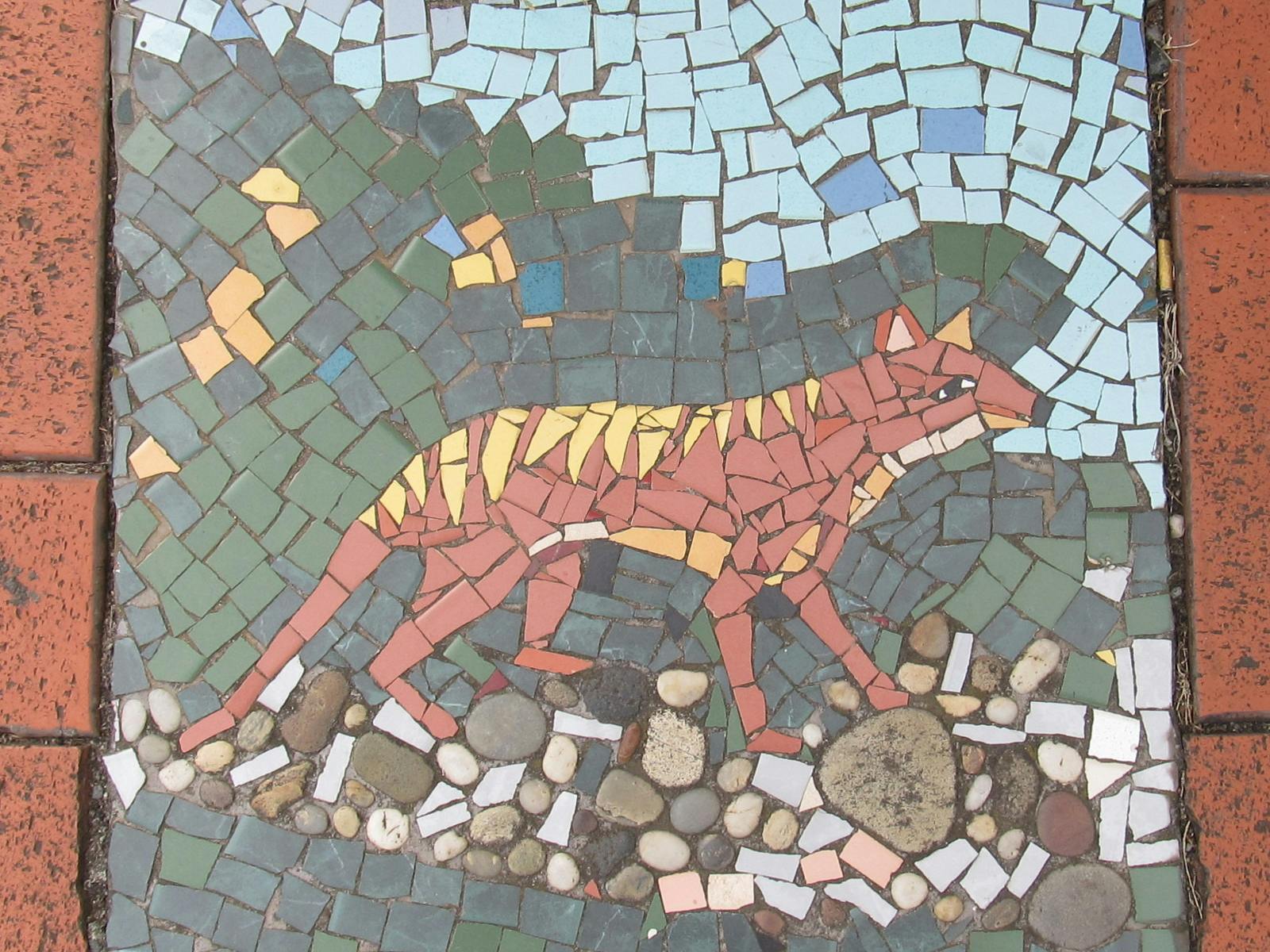 Thylacine mosaic