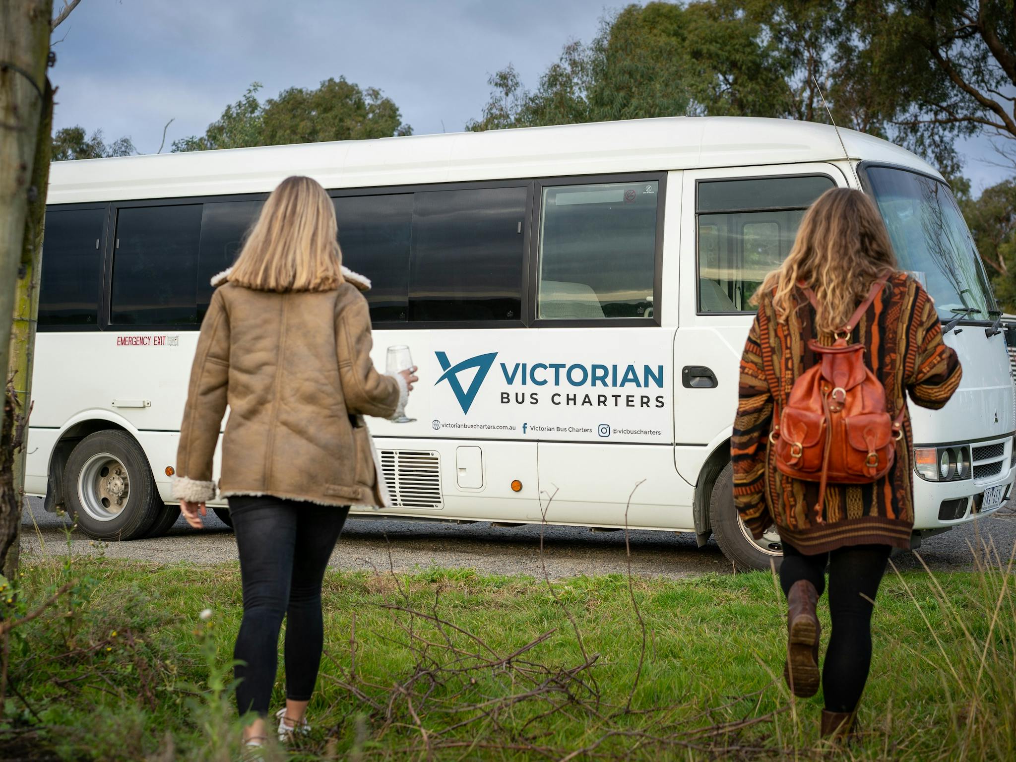 VBC bus at Helen and Joey