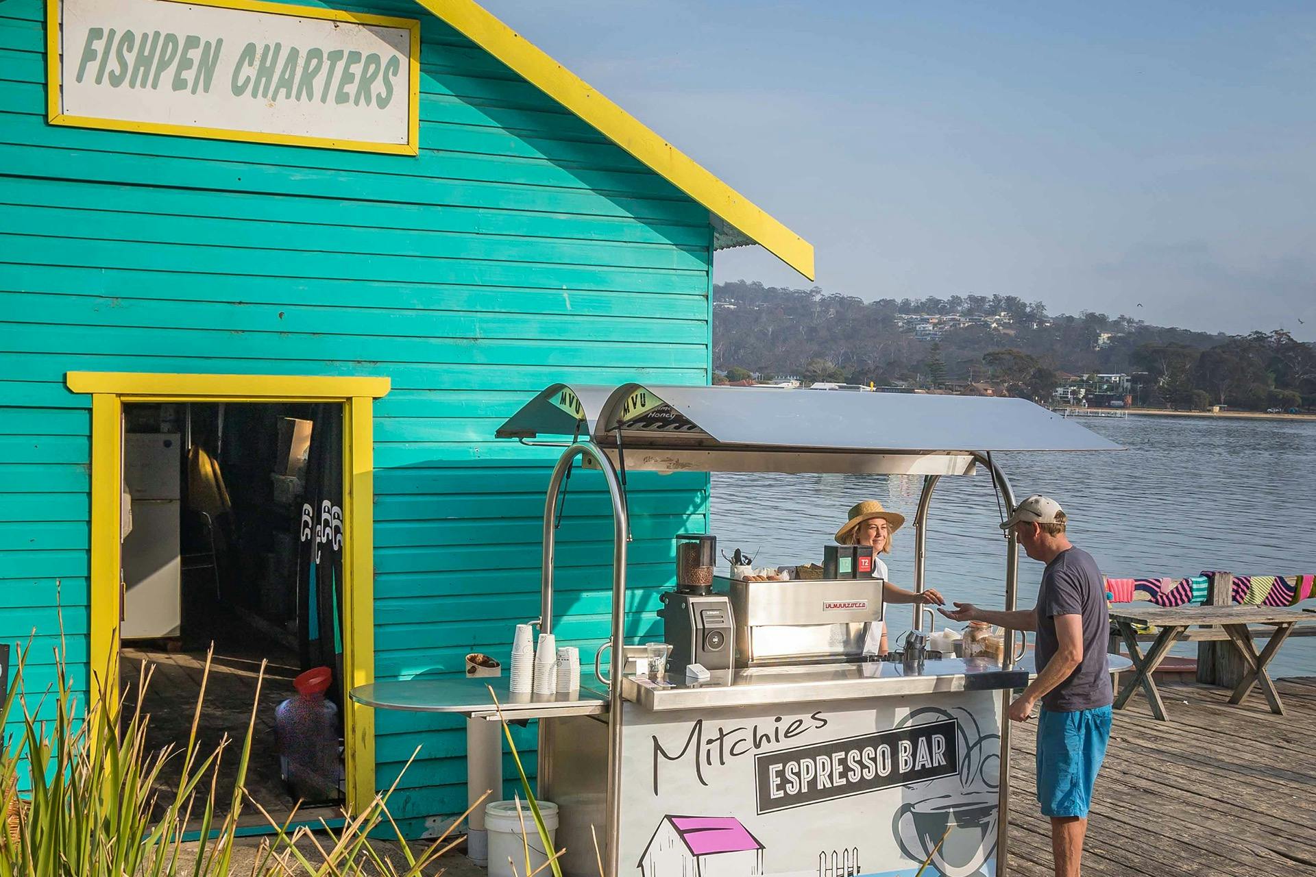 Mitchies Jetty, Merimbula, Mitchies Espresso Bar, Wild Ryes, Sapphire Coast