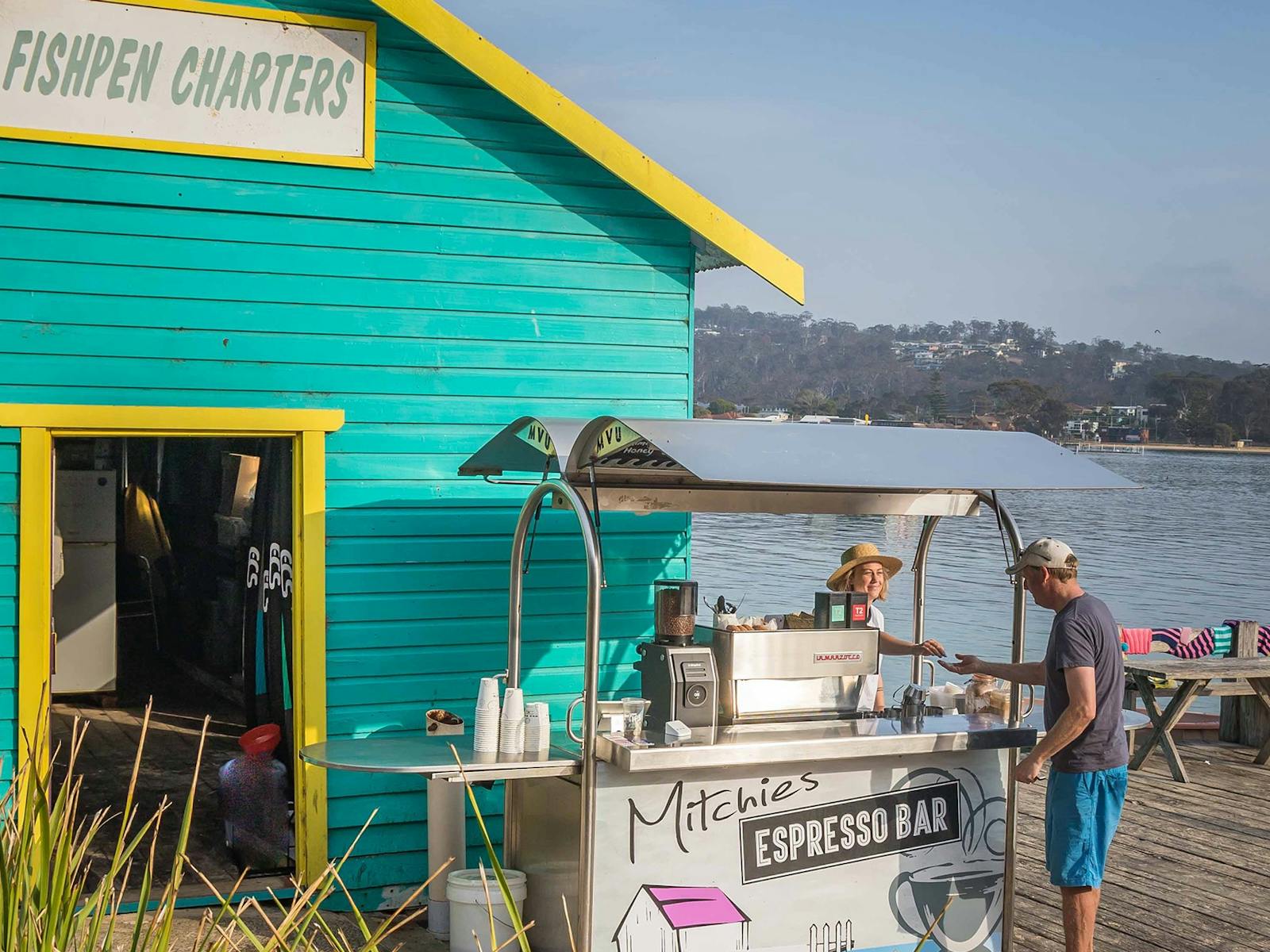 Mitchies Jetty, Merimbula, Mitchies Espresso Bar, Wild Ryes, Sapphire Coast