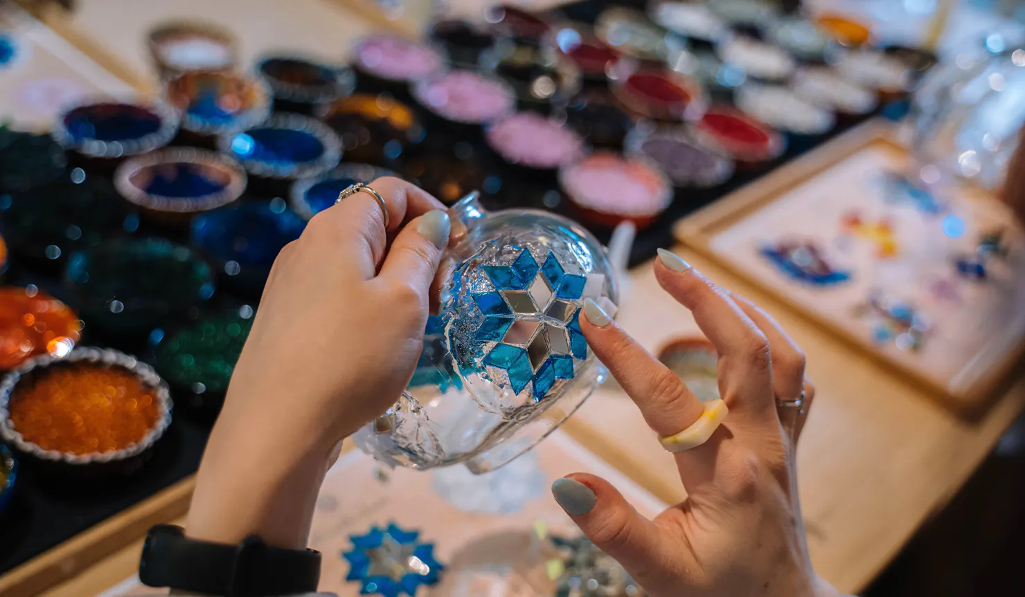 Mosaic Table Lamp Workshop