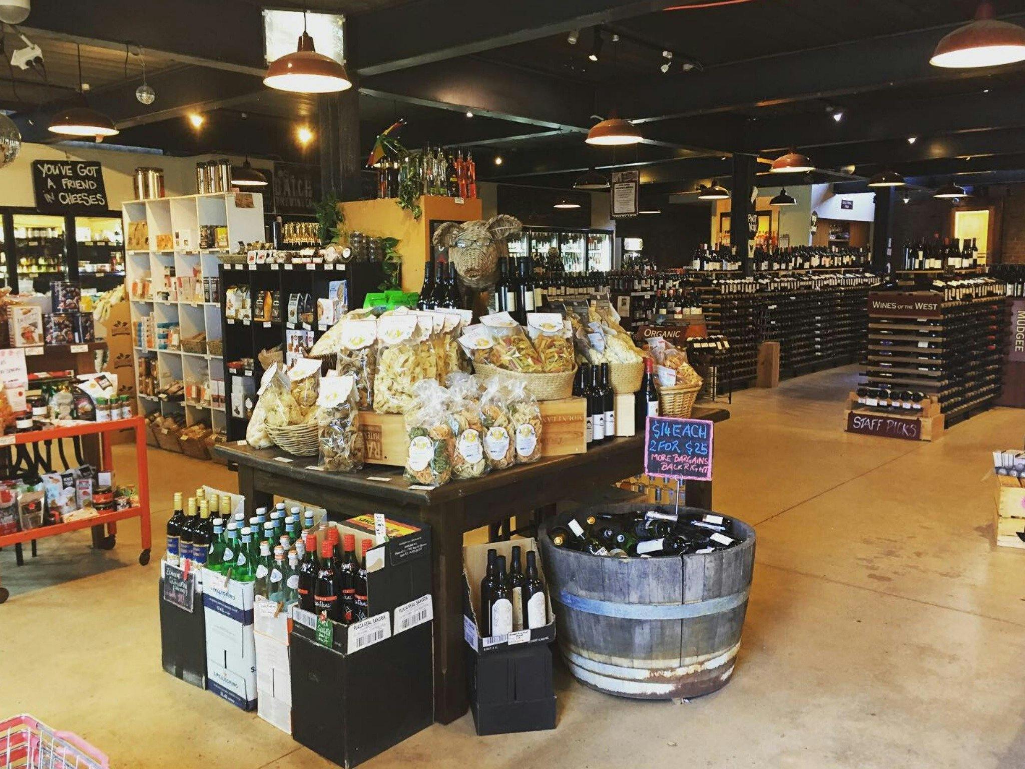 Entry to the deli and cellars at The Carrington Hotel Katoomba