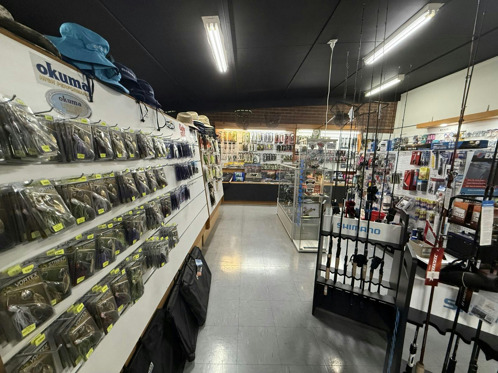 fishing lure aisle