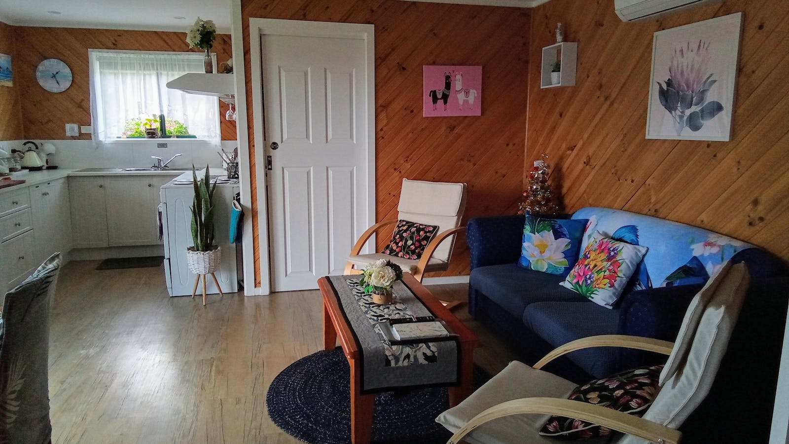Dining area and kitchen